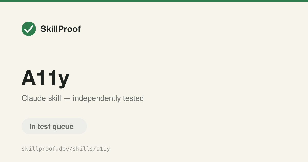 A11y — Scan static HTML for WCAG accessibility failures and auto-fix the deterministic ones.