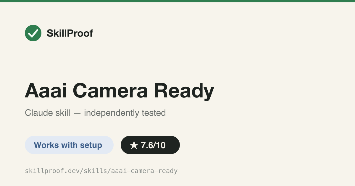 Aaai Camera Ready — Checklist for turning an accepted AAAI paper into camera-ready source for AAAI Press