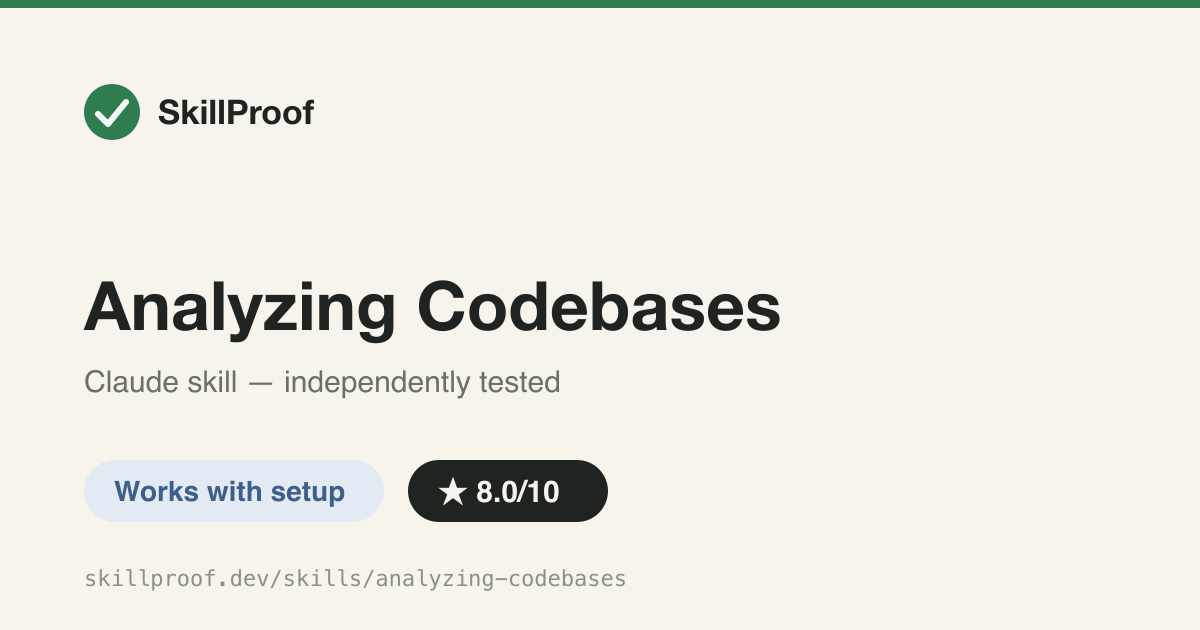 Analyzing Codebases — Runs real static-analysis tooling and ranks refactor hotspots by churn x complexity.