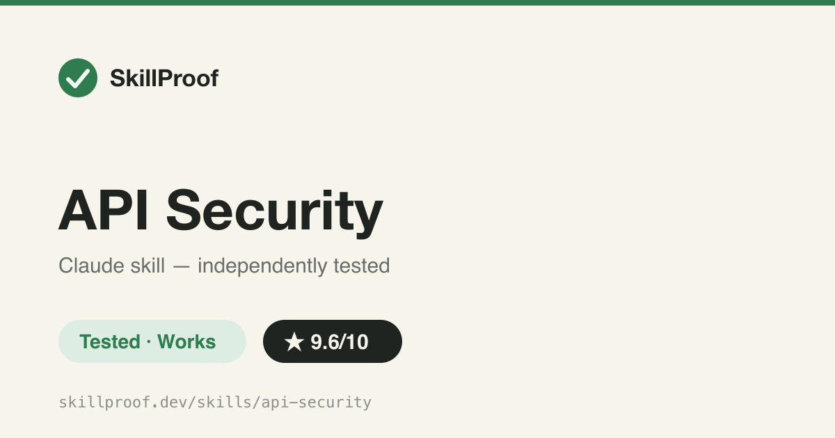 API Security — Guardrail checklist that turns a naive endpoint into an auth-checked, injection-safe one.