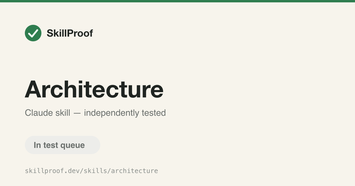 Architecture — Produces 3-architecture.md with component diagrams, data flow, and integration points.