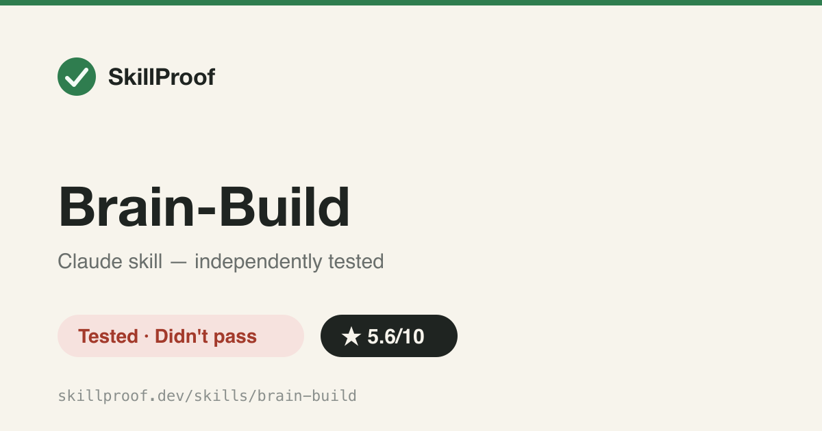 Brain-Build — Autonomous SPARC build contract: phase gates, self-grade >=95 loop, checkpoints