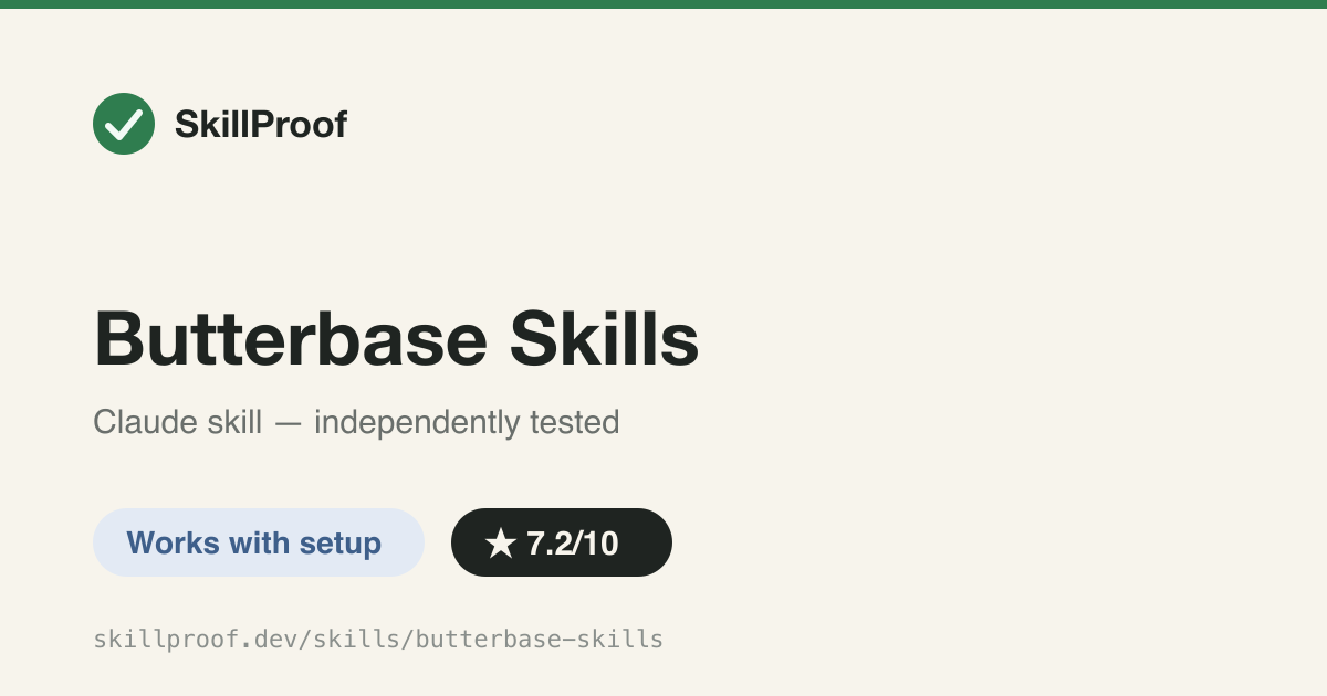 Butterbase Skills — Claude Code plugin: 39 guided skills plus an auto-configured MCP for the Butterbase backend-as-a-service