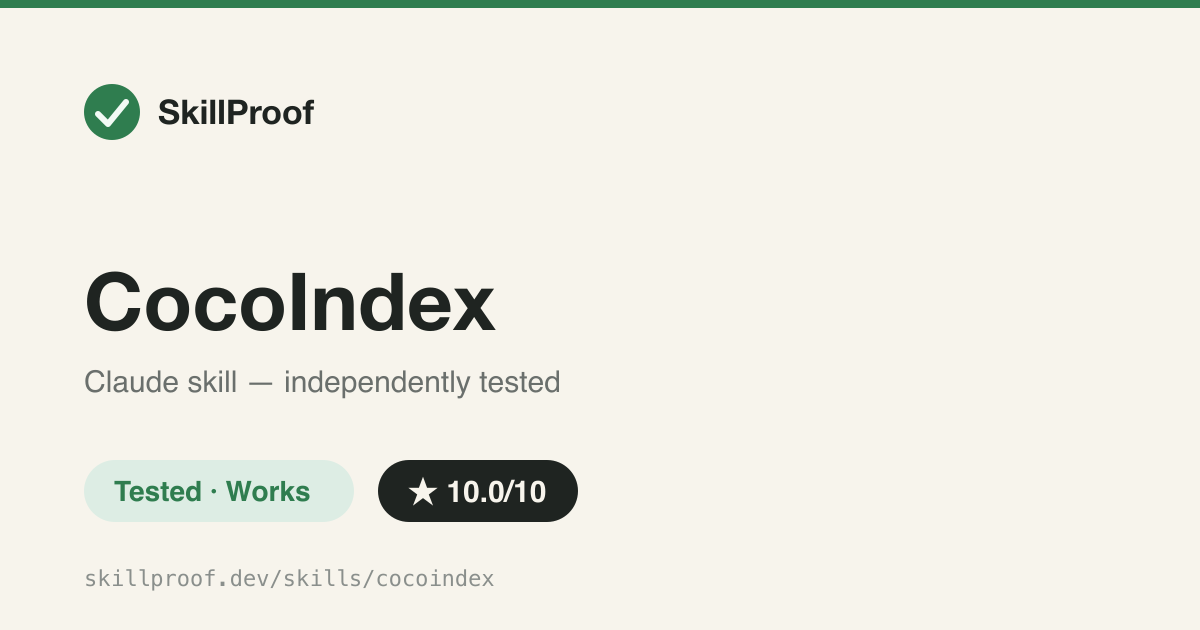CocoIndex — Turns vague 'build me a RAG pipeline' requests into working CocoIndex flow code with the real API syntax.