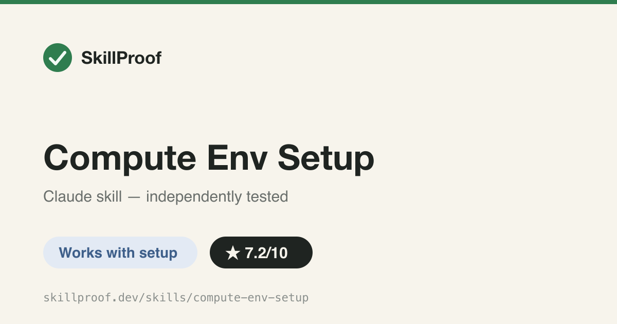 Compute Env Setup — Playbook for standing up remote GPU/conda/Slurm/Modal compute environments