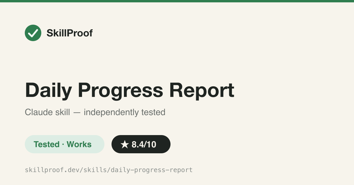 Daily Progress Report — Turn construction site data into a structured daily report and multi-sheet Excel