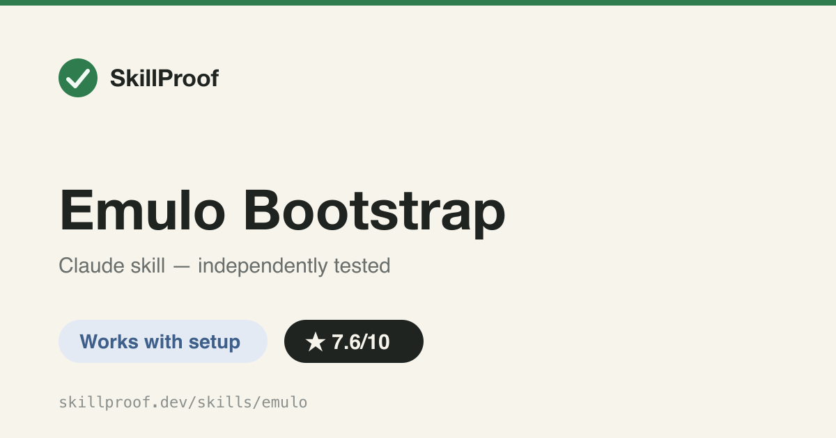 Emulo Bootstrap — Cross-agent bootstrap that mines your real local AI coding-session history into a personal style profile