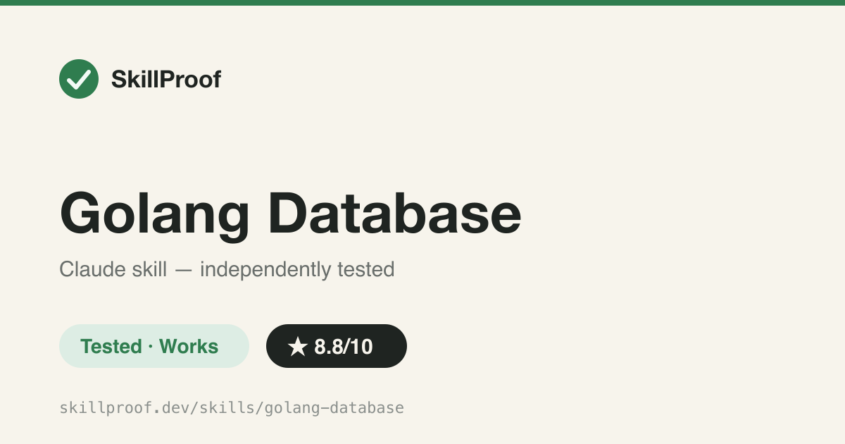 Golang Database — Go database/sql, sqlx, pgx best practices — parameterization, transactions, pooling, NULLs.