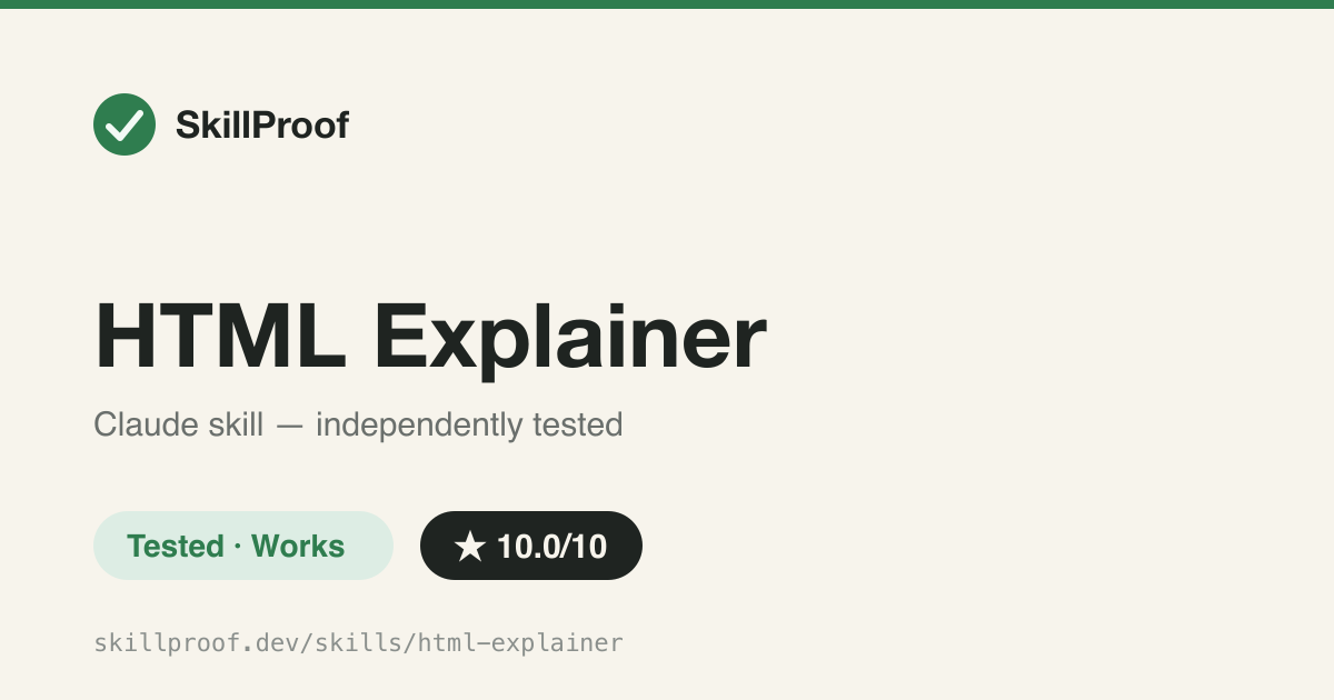 HTML Explainer — Builds polished, source-grounded, playable single-page or slide-deck web explainers with a real quality loop.