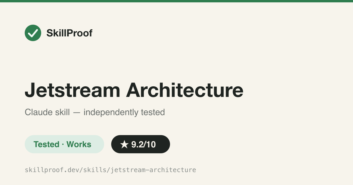 Jetstream Architecture — Designs NATS JetStream streams, subjects and consumers, with working Go/JS/Python code.