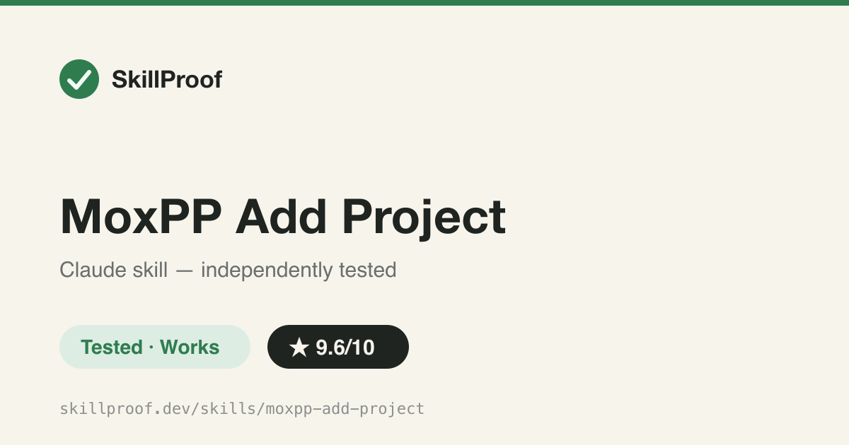 MoxPP Add Project — Interactively scaffolds a new sub-project into a MoxPP (Premake5+Conan2) C++ workspace.
