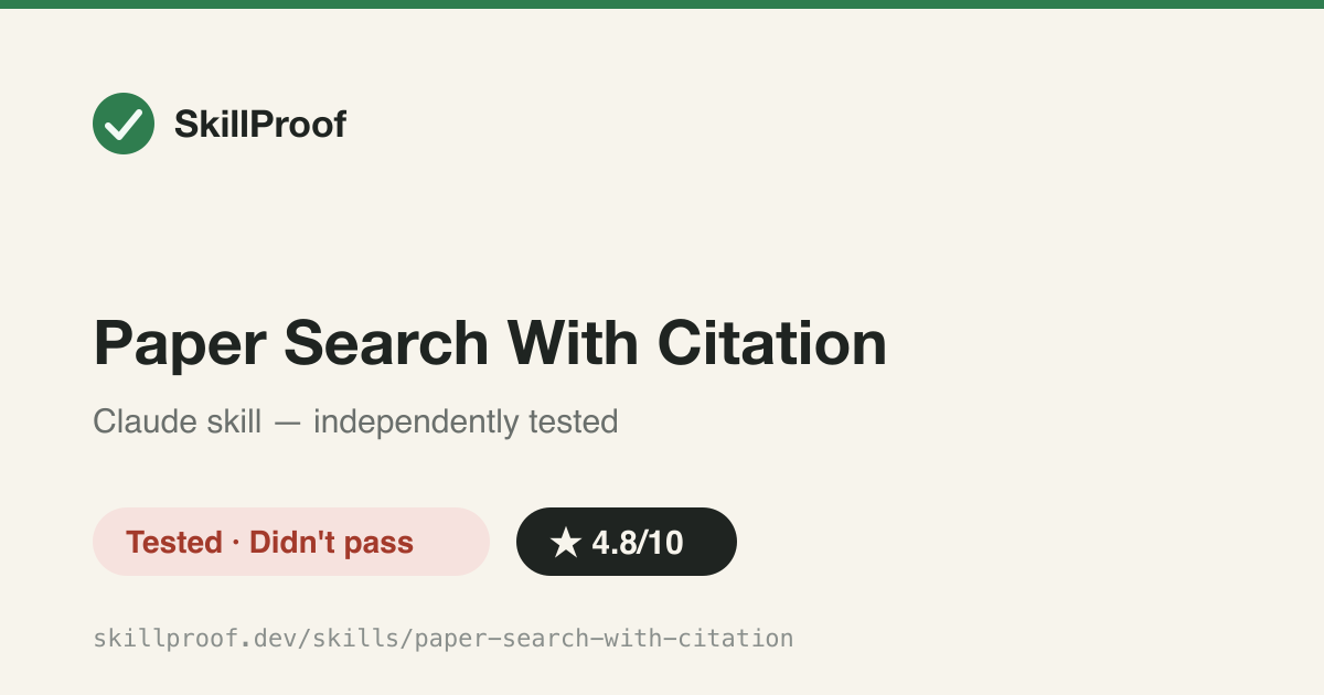 Paper Search With Citation — Curl recipes for a self-hosted Semantic Scholar search + BibTeX API on localhost:8111.