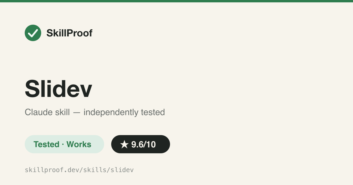 Slidev — Slidev syntax reference for devs — layouts, code animations, exports, live-verified.