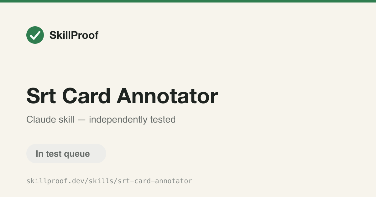 Srt Card Annotator — Adds contextual reference cards below subtitle text blocks in SRT files.