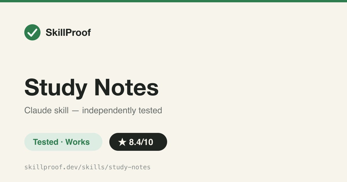 Study Notes — Restructures lecture decks (Feishu/PPT/PDF) into a fixed three-block class-note format