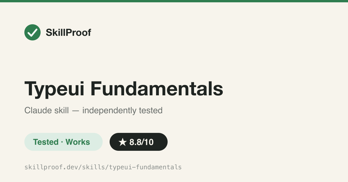 Typeui Fundamentals — Design-system-agnostic UI/UX + WCAG principles as a reasoning layer for design decisions