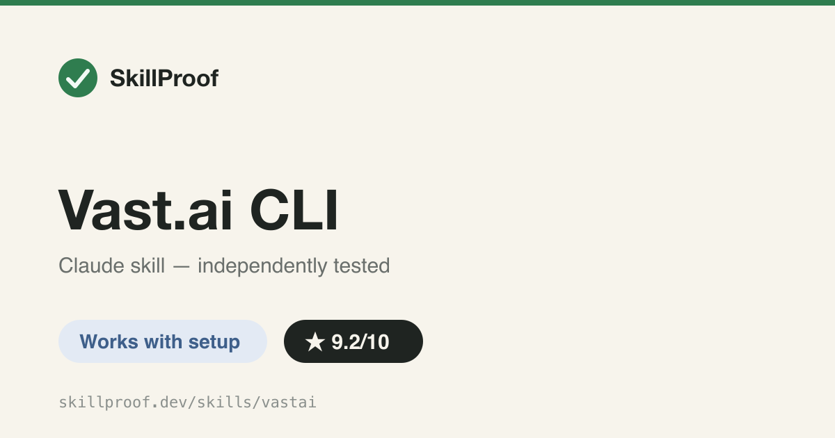 Vast.ai CLI — Command reference to rent, run, and destroy Vast.ai GPU instances safely